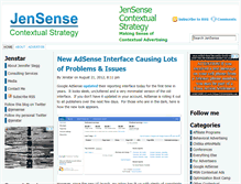 Tablet Screenshot of jensense.com